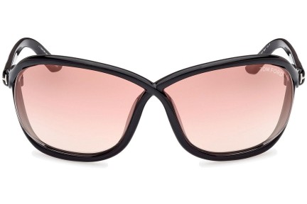 Okulary przeciwsłoneczne Tom Ford Fernanda FT1069 01Z Nieregularny Czarne