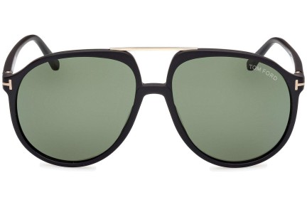 Okulary przeciwsłoneczne Tom Ford Archie FT1079 02N Pilotki (Aviator) Czarne