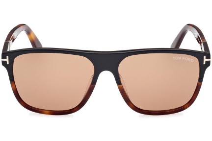 Okulary przeciwsłoneczne Tom Ford Frances FT1081 05E Kwadratowe Czarne