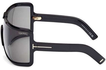 Okulary przeciwsłoneczne Tom Ford Parker FT1118 01A Kwadratowe Czarne