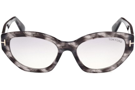 Okulary przeciwsłoneczne Tom Ford Penny FT1086 55C Nieregularny Havana