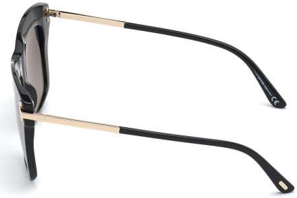 Okulary przeciwsłoneczne Tom Ford FT0822 01D Polarized Kwadratowe Czarne