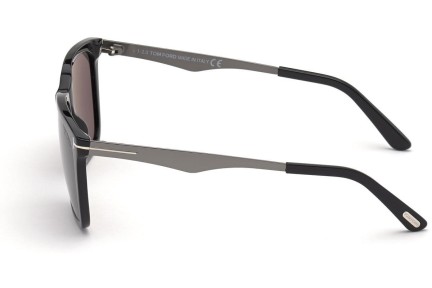 Okulary przeciwsłoneczne Tom Ford FT0862 01D Polarized Kwadratowe Czarne