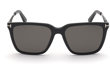 Okulary przeciwsłoneczne Tom Ford FT0862 01D Polarized Kwadratowe Czarne