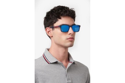 Okulary przeciwsłoneczne Tommy Hilfiger TH2089/S FLL/VI Prostokątne Niebieskie