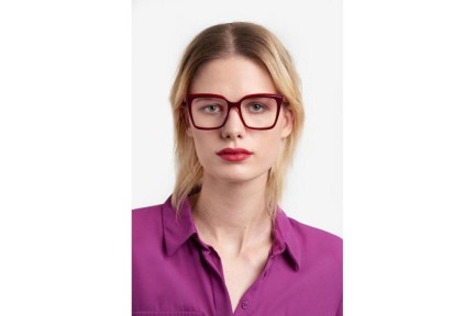 Okulary korekcyjne Carolina Herrera HER0251/G 0T5 Prostokątne Czerwone