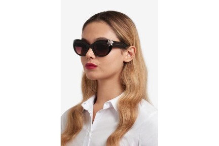 Okulary przeciwsłoneczne Carolina Herrera HER0215/S 086/HA Kocie oczy Havana