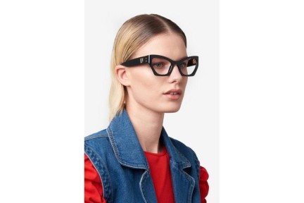 Okulary korekcyjne Dsquared2 D20133 807 Kocie oczy Czarne