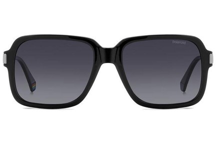 Okulary przeciwsłoneczne Polaroid PLD6220/S/X 807/WJ Polarized Prostokątne Czarne