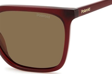 Okulary przeciwsłoneczne Polaroid PLD4163/S LHF/SP Polarized Pilotki (Aviator) Czerwone