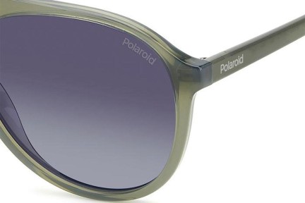 Okulary przeciwsłoneczne Polaroid PLD4162/S 1ED/WJ Polarized Pilotki (Aviator) Zielone