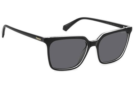 Okulary przeciwsłoneczne Polaroid PLD4163/S 7C5/M9 Polarized Pilotki (Aviator) Czarne