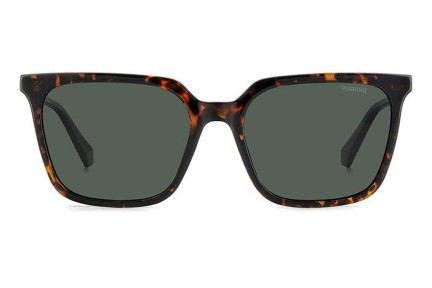 Okulary przeciwsłoneczne Polaroid PLD4163/S 086/UC Polarized Pilotki (Aviator) Havana