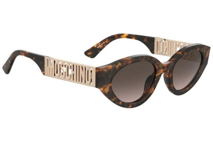 Okulary przeciwsłoneczne Moschino MOS160/S 086/HA Owalne Havana