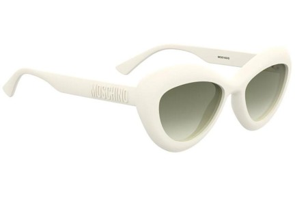 Okulary przeciwsłoneczne Moschino MOS163/S SZJ/9K Kocie oczy Białe