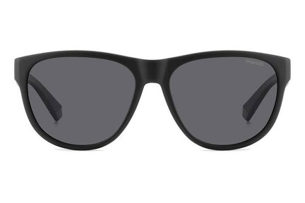 Okulary przeciwsłoneczne Polaroid PLD2156/S 003/M9 Polarized Prostokątne Czarne