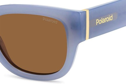 Okulary przeciwsłoneczne Polaroid PLD6213/S/X MVU/HE Polarized Prostokątne Niebieskie