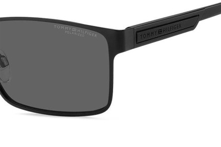 Okulary przeciwsłoneczne Tommy Hilfiger TH2087/S 003/M9 Polarized Prostokątne Czarne