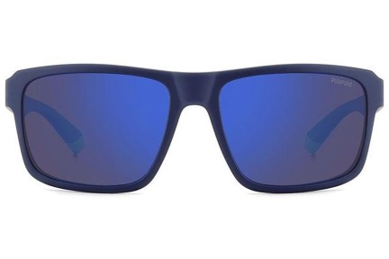 Okulary przeciwsłoneczne Polaroid PLD2158/S FLL/5X Polarized Prostokątne Niebieskie