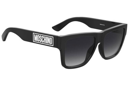 Okulary przeciwsłoneczne Moschino MOS167/S 807/9O Prostokątne Czarne