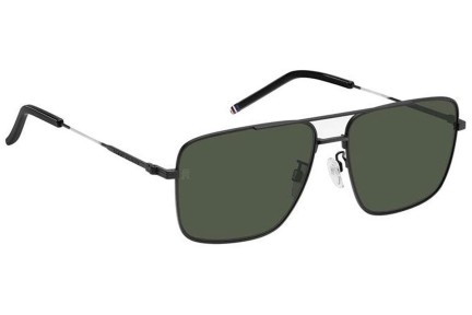 Okulary przeciwsłoneczne Tommy Hilfiger TH2110/S 003/QT Prostokątne Czarne