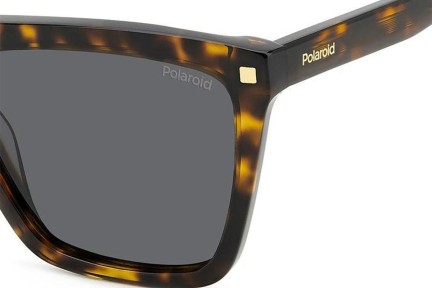 Okulary przeciwsłoneczne Polaroid PLD4164/S/X 086/M9 Polarized Flat Top Havana