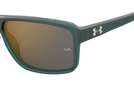 Okulary przeciwsłoneczne Under Armour UAKICKOFF VGZ/CT Prostokątne Zielone