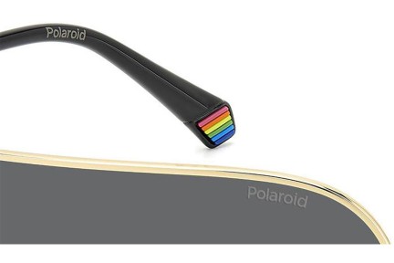 Okulary przeciwsłoneczne Polaroid PLD6222/S J5G/M9 Polarized Pojedyncze | Shield Złote