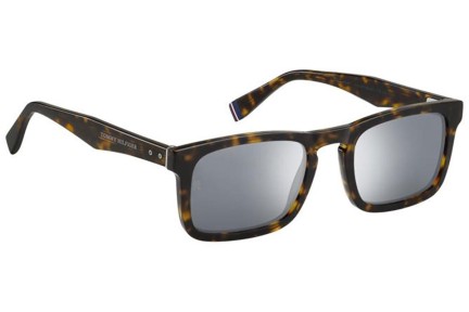 Okulary przeciwsłoneczne Tommy Hilfiger TH2068/S 086/DC Prostokątne Havana