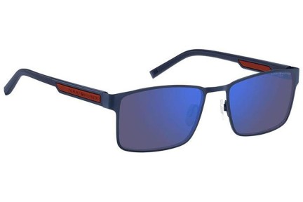 Okulary przeciwsłoneczne Tommy Hilfiger TH2087/S FLL/VI Prostokątne Niebieskie