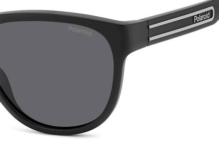 Okulary przeciwsłoneczne Polaroid PLD2156/S 003/M9 Polarized Prostokątne Czarne