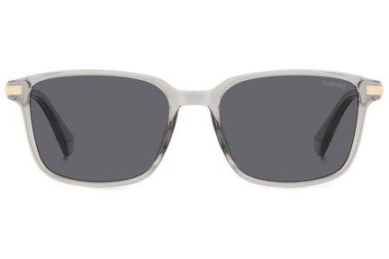 Okulary przeciwsłoneczne Polaroid PLD4169/G/S/X 690/M9 Polarized Prostokątne Szare