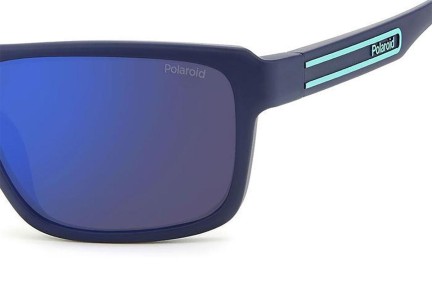 Okulary przeciwsłoneczne Polaroid PLD2158/S FLL/5X Polarized Prostokątne Niebieskie