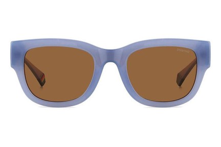 Okulary przeciwsłoneczne Polaroid PLD6213/S/X MVU/HE Polarized Prostokątne Niebieskie