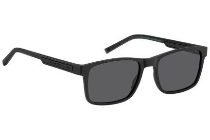 Okulary przeciwsłoneczne Tommy Hilfiger TH2089/S 003/M9 Polarized Prostokątne Czarne