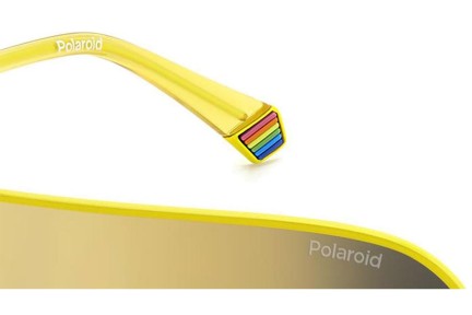 Okulary przeciwsłoneczne Polaroid PLD6222/S 40G/LM Polarized Pojedyncze | Shield Żółte