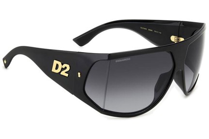 Okulary przeciwsłoneczne Dsquared2 D20124/S 2M2/9O Flat Top Czarne