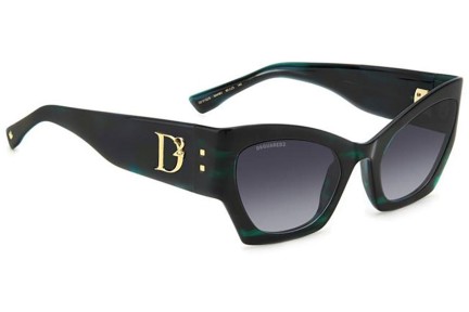 Okulary przeciwsłoneczne Dsquared2 D20132/S 6AK/9O Kocie oczy Zielone