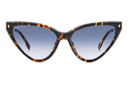 Okulary przeciwsłoneczne Dsquared2 D20134/S 086/08 Kocie oczy Havana