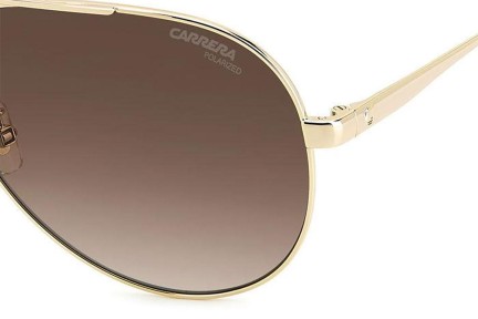 Okulary przeciwsłoneczne Carrera CARRERA3005/S 06J/LA Polarized Pilotki (Aviator) Złote