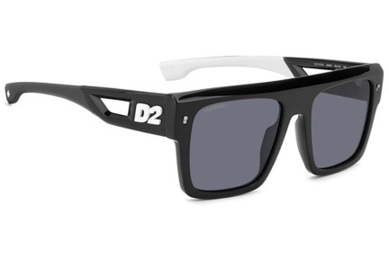 Okulary przeciwsłoneczne Dsquared2 D20127/S 80S/IR Flat Top Czarne