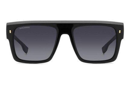 Okulary przeciwsłoneczne Dsquared2 D20127/S 807/9O Flat Top Czarne