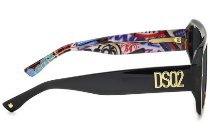 Okulary przeciwsłoneczne Dsquared2 D20128/S 2VM/MT Flat Top Wielokolorowe