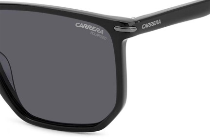 Okulary przeciwsłoneczne Carrera CARRERA329/S 08A/M9 Polarized Prostokątne Czarne