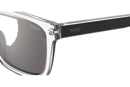 Okulary przeciwsłoneczne HUGO HG1297/S MNG/T4 Flat Top Przezroczyste