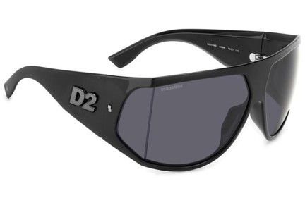 Okulary przeciwsłoneczne Dsquared2 D20124/S ANS/IR Flat Top Czarne