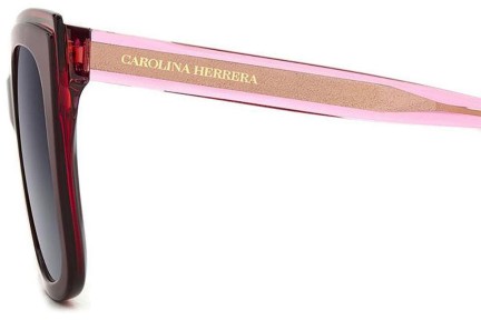 Okulary przeciwsłoneczne Carolina Herrera HER0249/G/S 0T5/9O Kwadratowe Czerwone