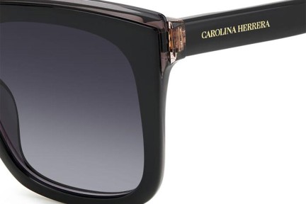 Okulary przeciwsłoneczne Carolina Herrera HER0249/G/S 807/9O Kwadratowe Czarne