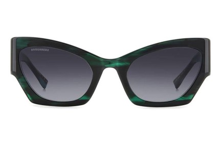 Okulary przeciwsłoneczne Dsquared2 D20132/S 6AK/9O Kocie oczy Zielone