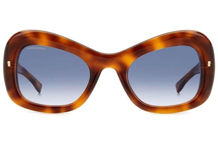 Okulary przeciwsłoneczne Dsquared2 D20137/S XNZ/08 Kwadratowe Havana